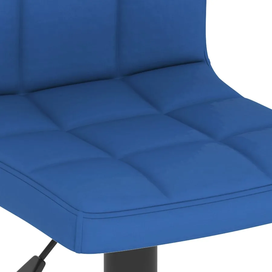 Tabourets de bar lot de 2 bleu tissu - 8