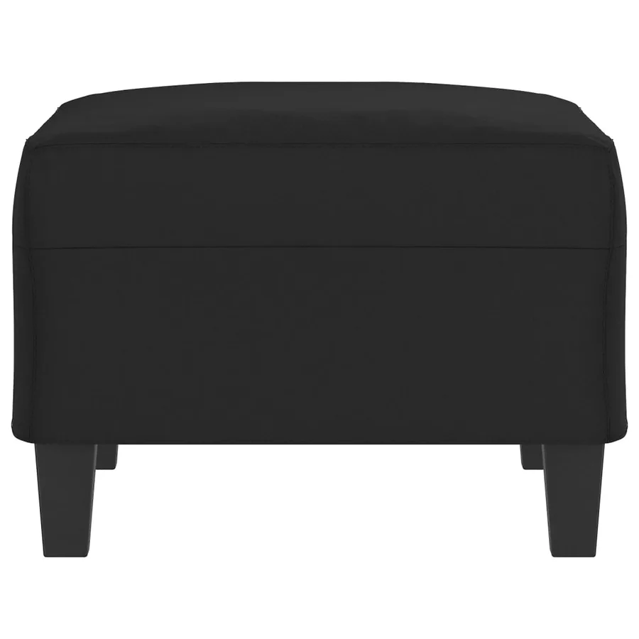 Repose-pied Noir 70x55x41 cm Tissu microfibre - 4