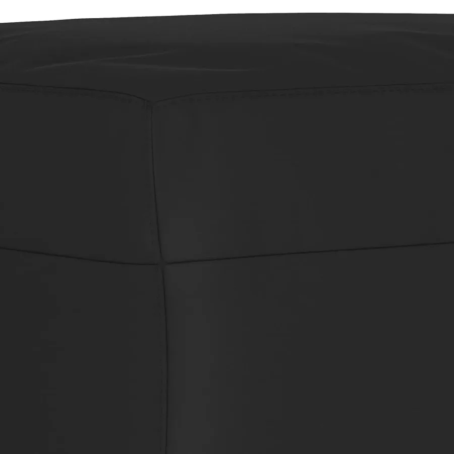 Repose-pied Noir 70x55x41 cm Tissu microfibre - 5