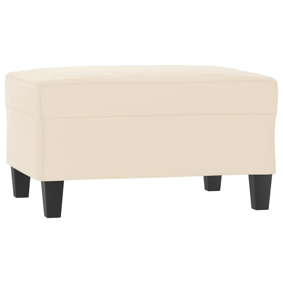 Repose-pied Beige 70x55x41 cm Tissu microfibre - 2