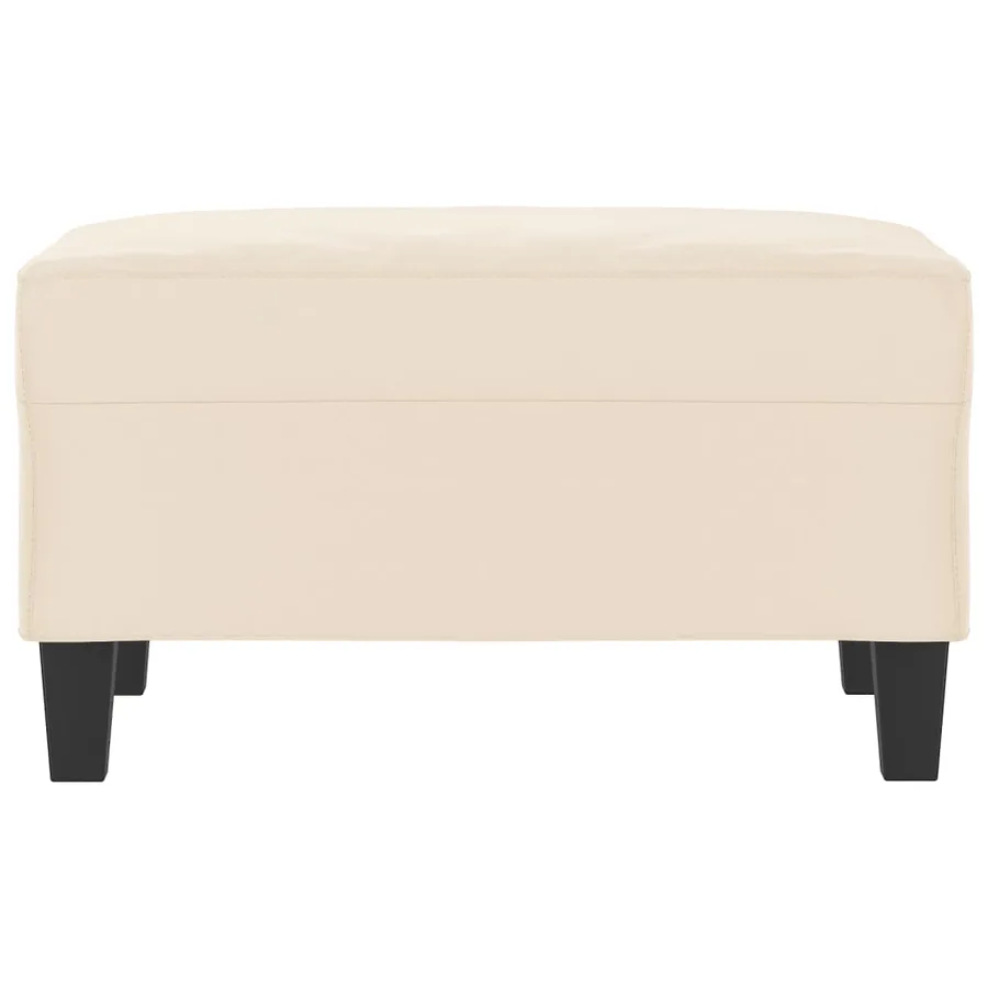 Repose-pied Beige 70x55x41 cm Tissu microfibre - 3