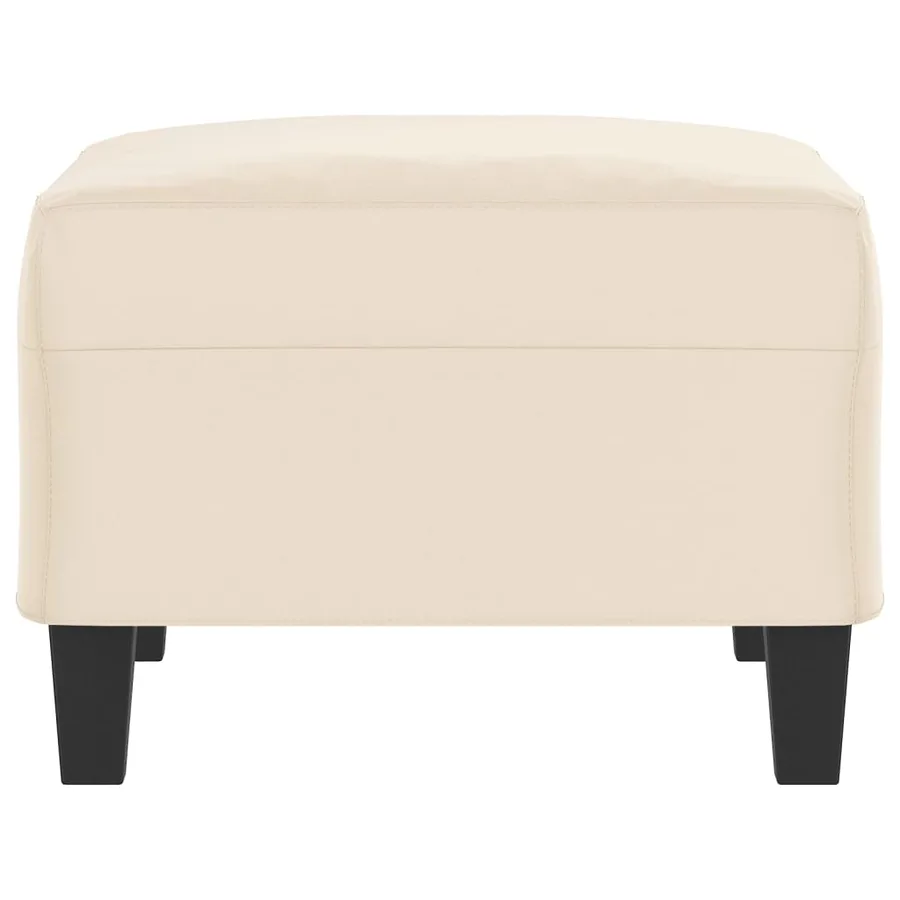 Repose-pied Beige 70x55x41 cm Tissu microfibre - 4