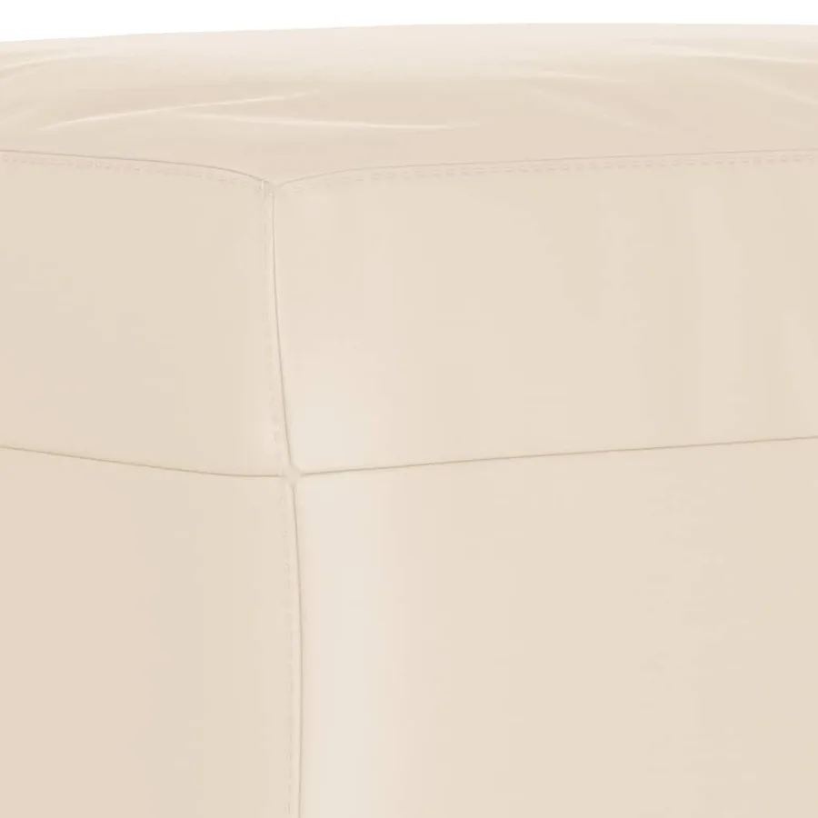 Repose-pied Beige 70x55x41 cm Tissu microfibre - 5