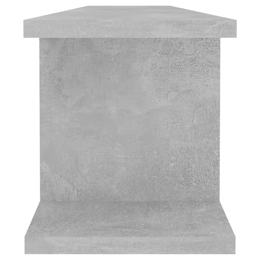 Étagères murales 2 pcs Gris béton 90x18x20 cm bois d'ingénierie - 6