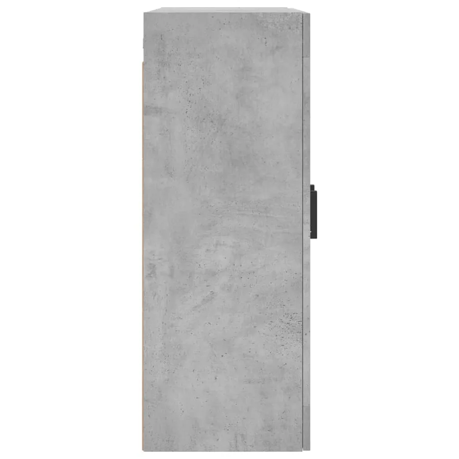 Armoire murale gris béton 69,5x34x90 cm - 8