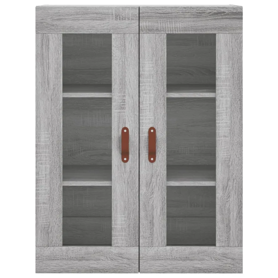 Buffet haut Sonoma gris 69,5x34x180 cm Bois d'ingénierie - 5