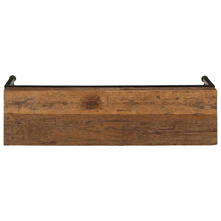 Meuble TV 110x30x46 cm bois massif de récupération - 6
