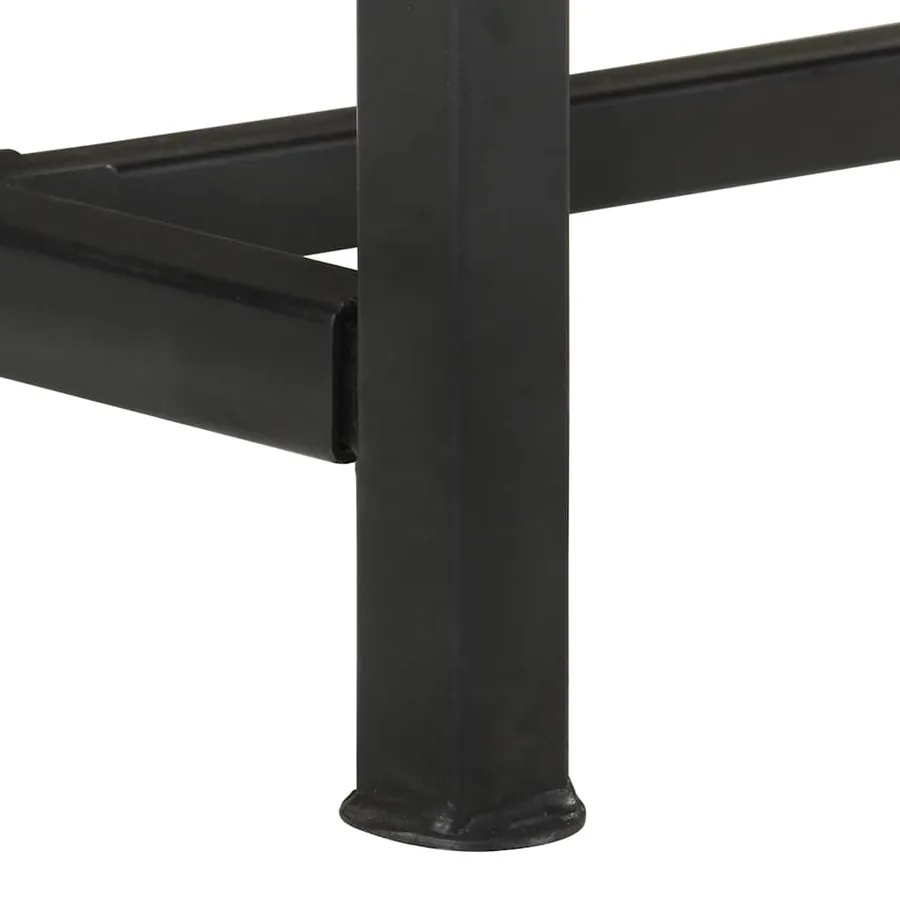 Meuble TV 110x30x46 cm bois massif de récupération - 8