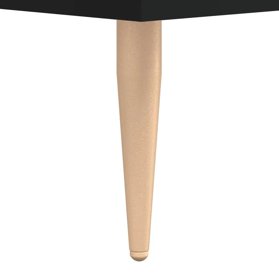 Table basse noir 90x50x40 cm bois d'ingénierie - 11