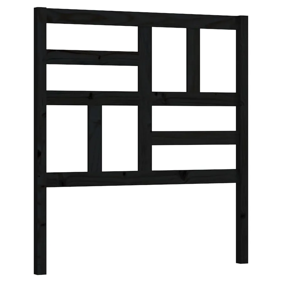 Tête de lit Blanc 81x4x104 cm Bois massif de pin - 2