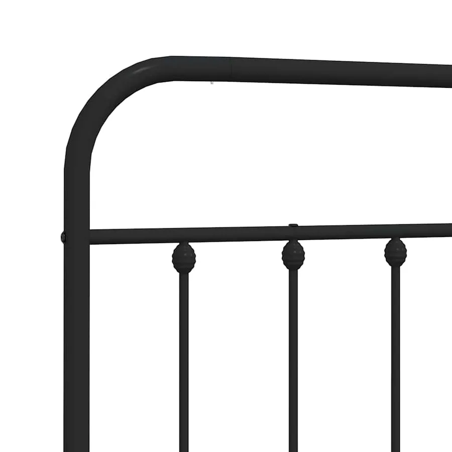 Tête de lit de remplacement métal noir 150 cm - 6
