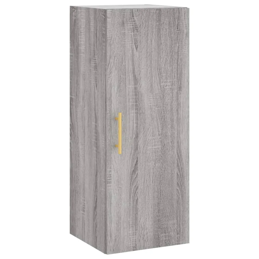Buffet haut Sonoma gris 34,5x34x180 cm Bois d'ingénierie - 7