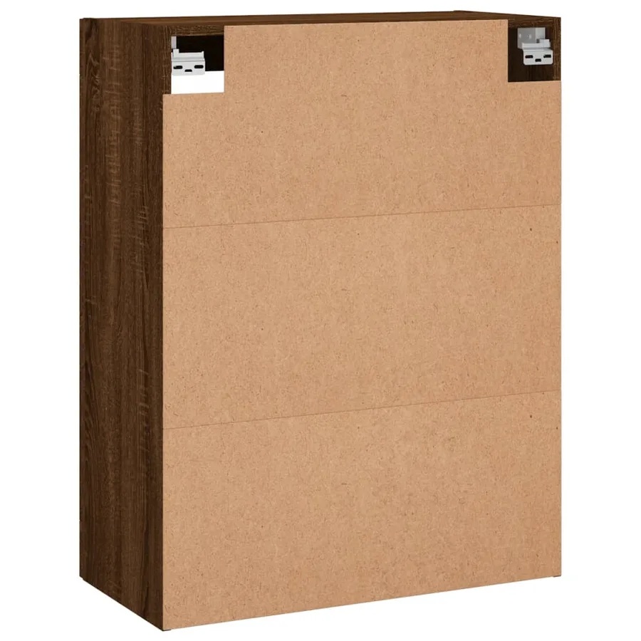 Armoires murales 2 pcs chêne marron bois d'ingénierie - 8
