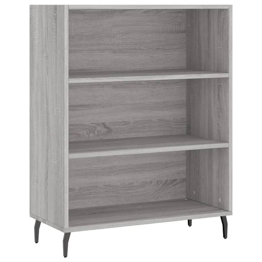 Buffet haut Sonoma gris 69,5x34x180 cm Bois d'ingénierie - 7