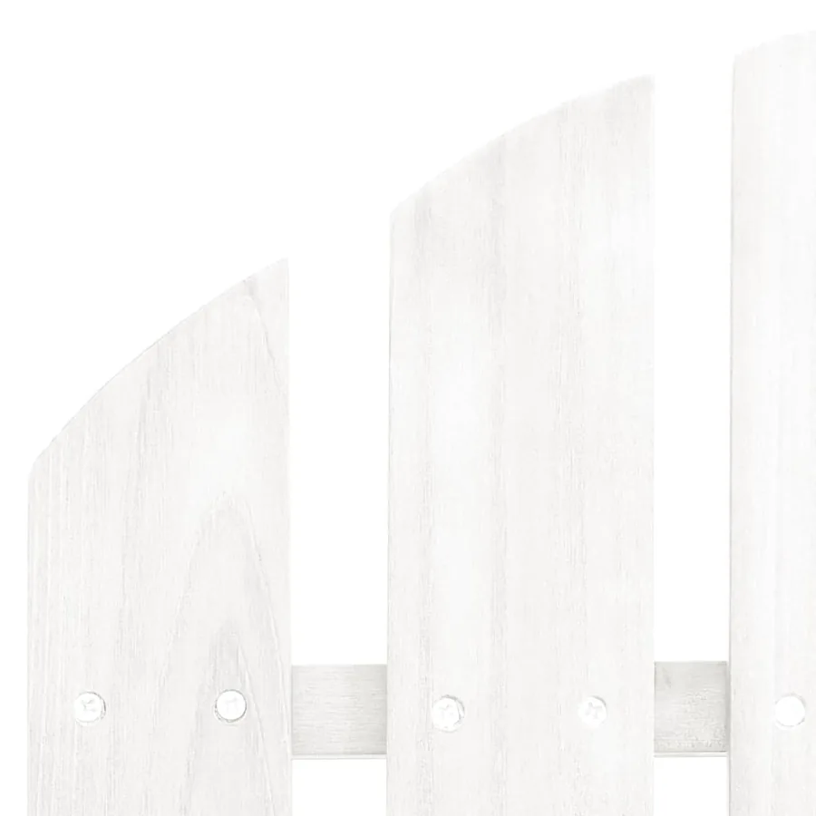 Chaise de jardin Adirondack 2 places et repose-pied sapin blanc - 6
