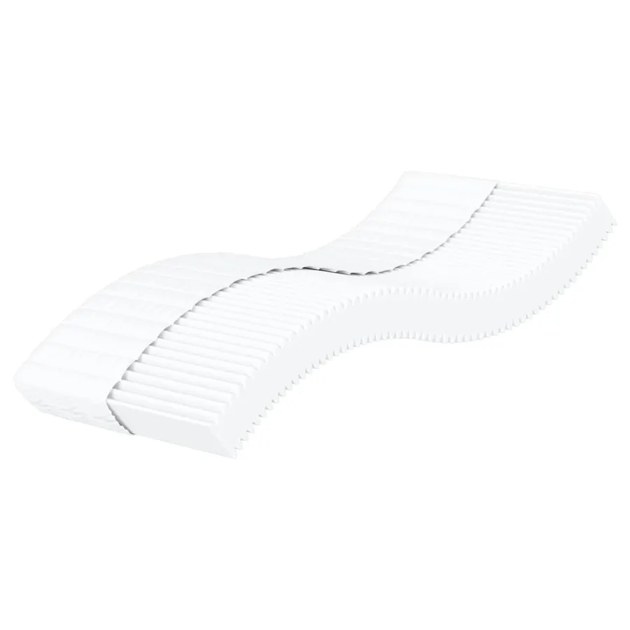 Matelas en mousse blanc 80x200 cm dureté H2 H3
