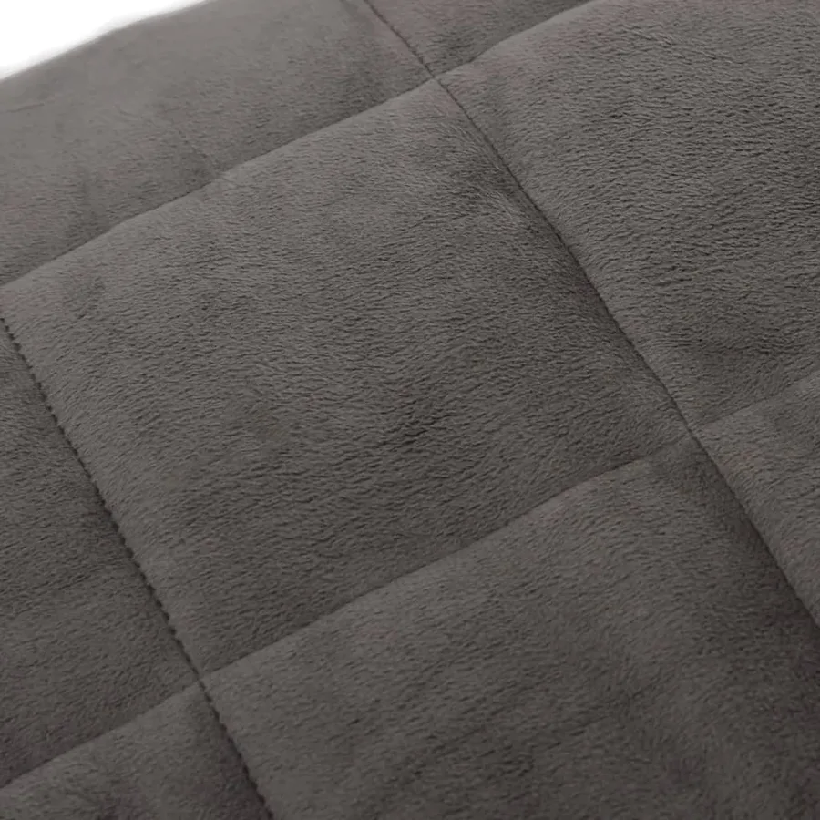 Couverture lestée Gris 140x200 cm 10 kg Tissu - 4
