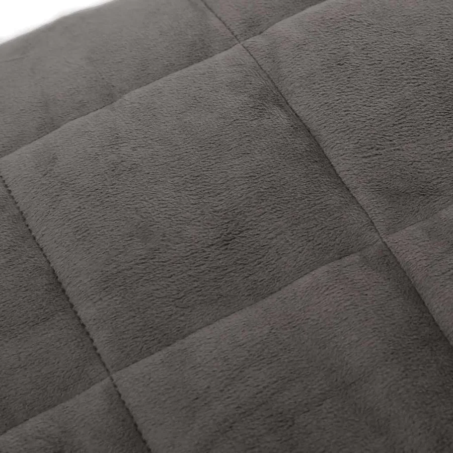 Couverture lestée Gris 138x200 cm 10 kg Tissu - 4