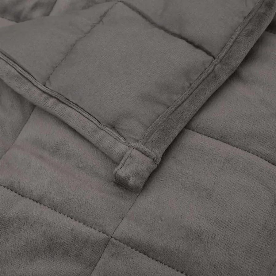 Couverture lestée Gris 138x200 cm 10 kg Tissu - 5