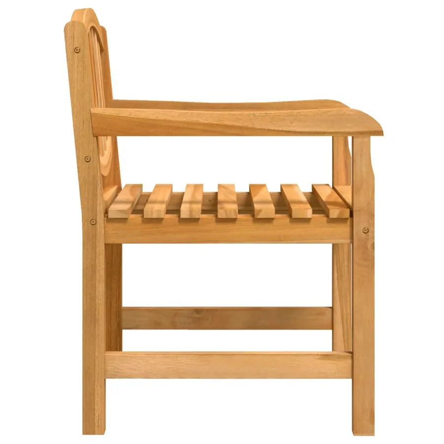 Chaises de jardin lot de 6 58x59x88 cm bois massif de teck - 5