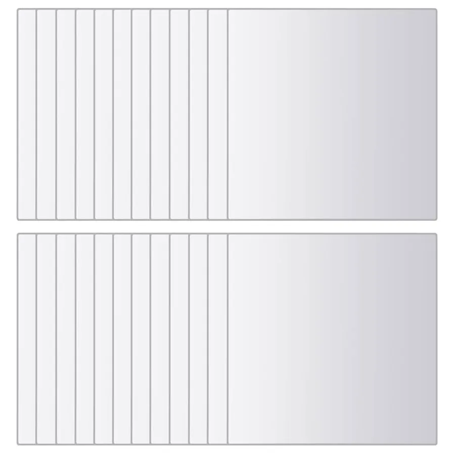 Carreaux de miroir 48 pcs Carré Verre - 2