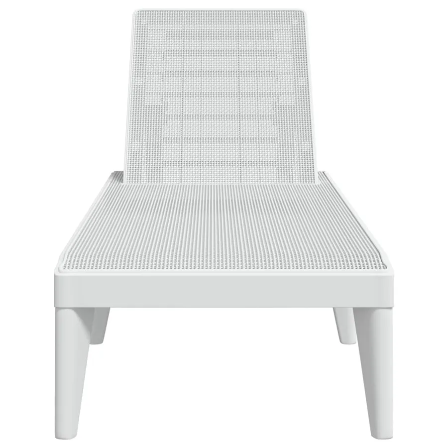 Chaise longue anthracite 186x60x29 cm PP - 44