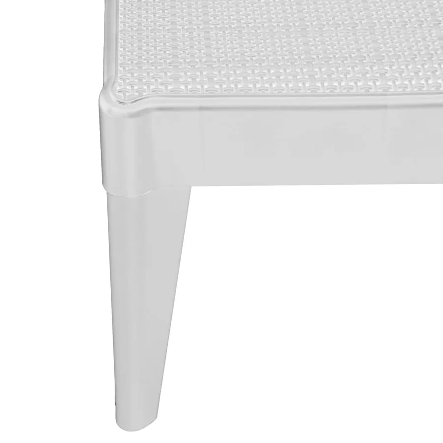 Chaise longue anthracite 186x60x29 cm PP - 49