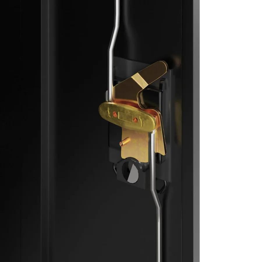 Classeur noir 90x40x90 cm acier - 8