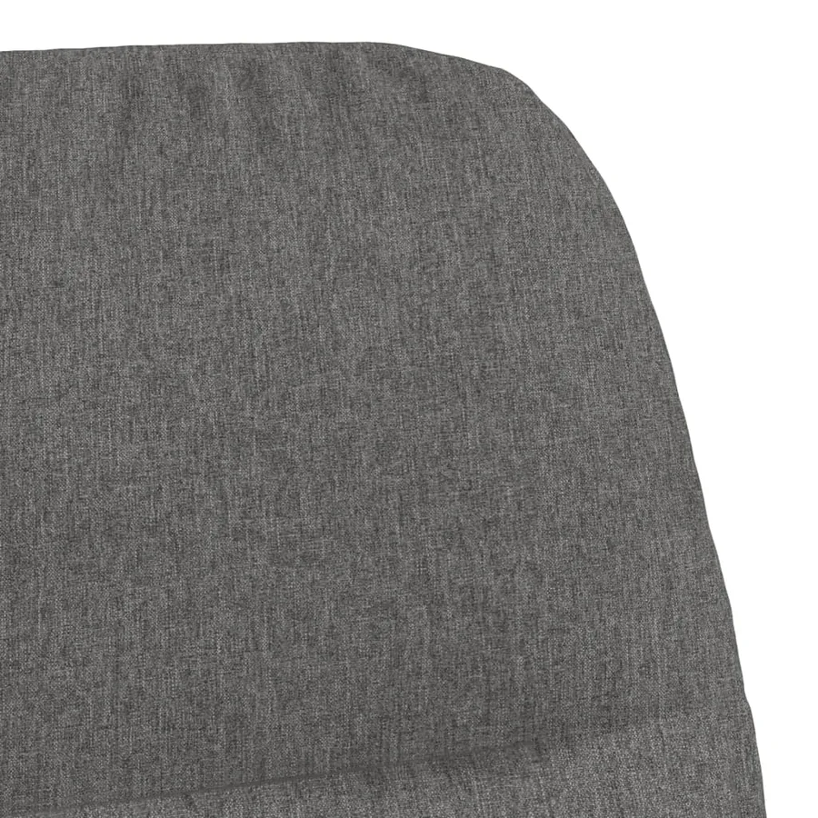 Chaise à bascule Gris clair Tissu - 8