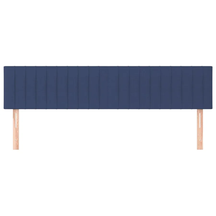 Têtes de lit Bleu 180x5x78/88 cm Tissu - 3
