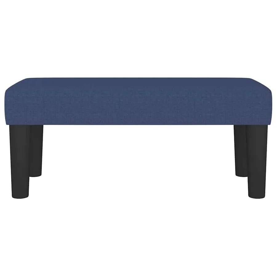 Banc Bleu 70x30x30 cm Tissu - 3