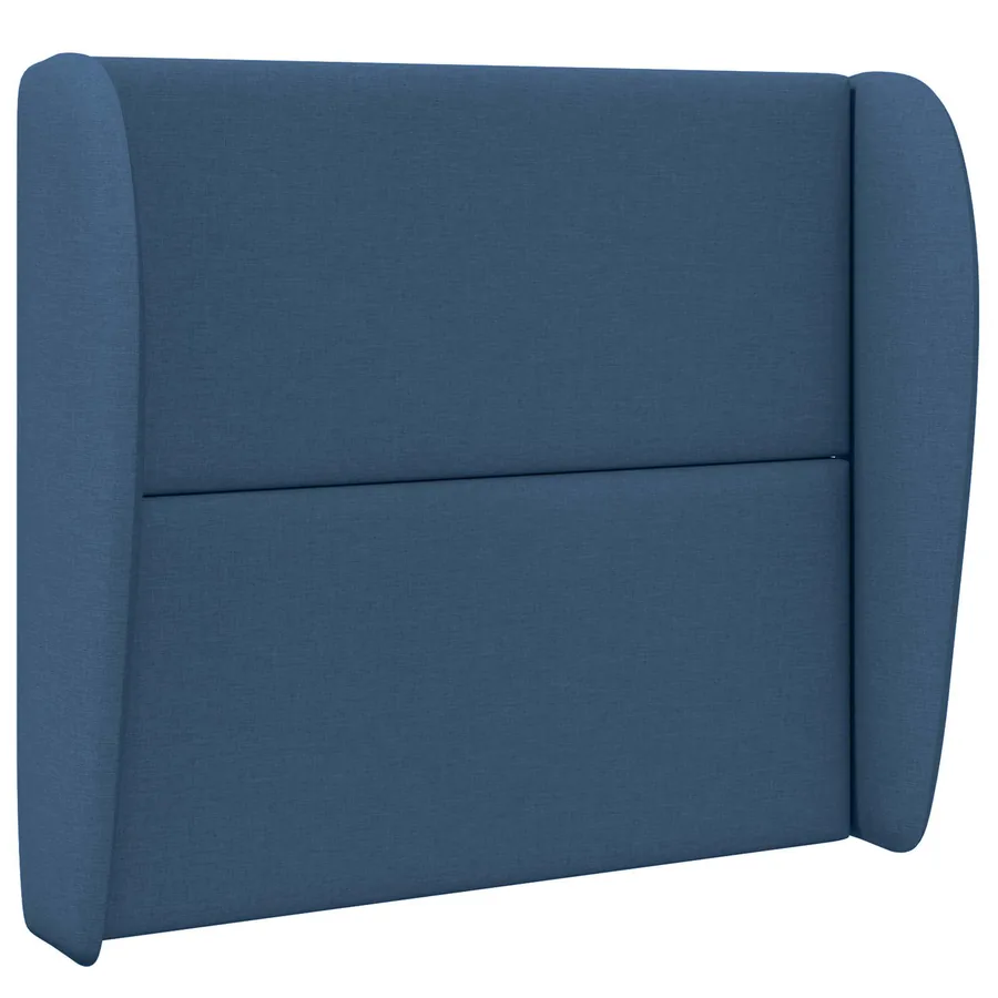 Oreille de tête de lit Bleu 80 x 23 x 6 cm tissu - 3