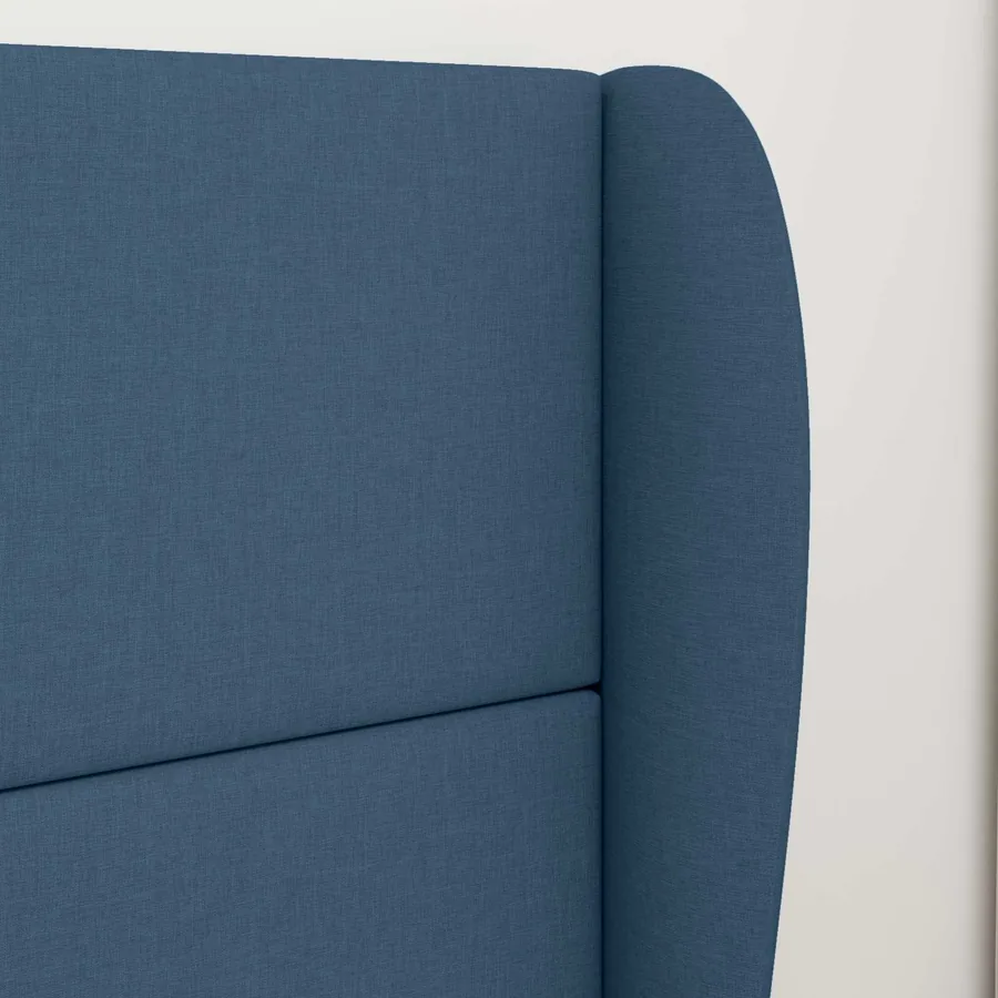 Oreille de tête de lit Bleu 80 x 23 x 6 cm tissu - 4