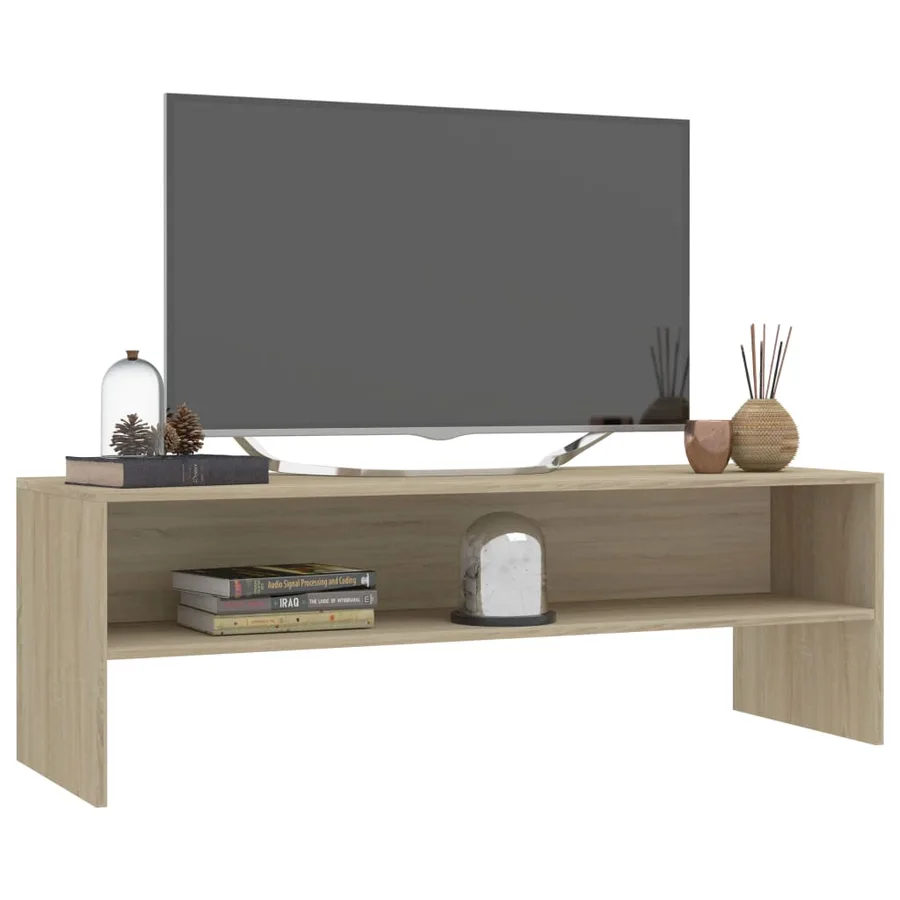Meuble TV Chêne sonoma 120x40x40 cm Bois d'ingénierie - 3