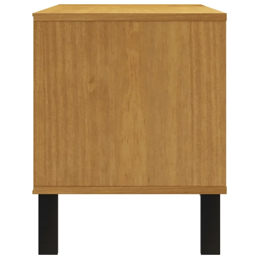 Meuble TV FLAM 110x40x50 cm bois massif de pin - 6