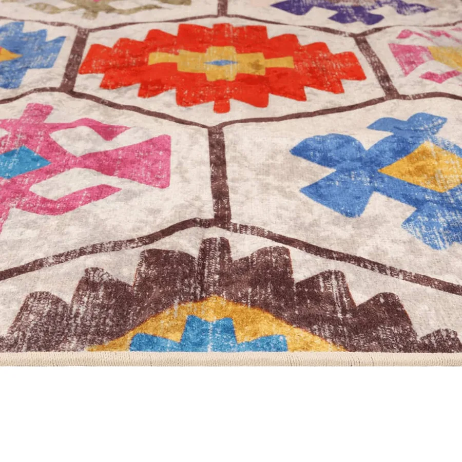 Tapis lavable multicolore 80x300 cm - 6