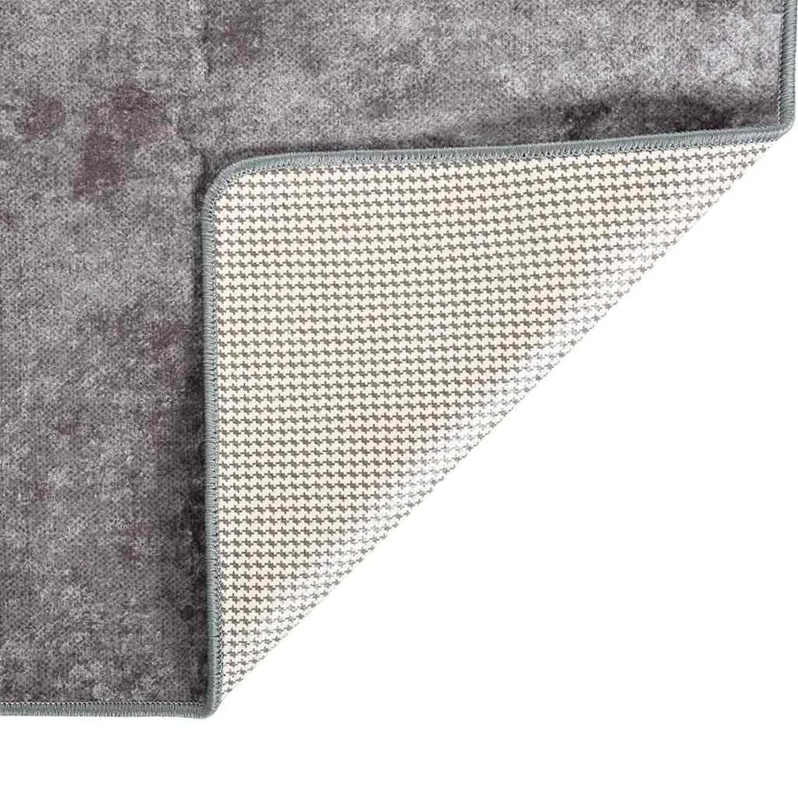 Tapis lavable gris 400x300 cm - 4