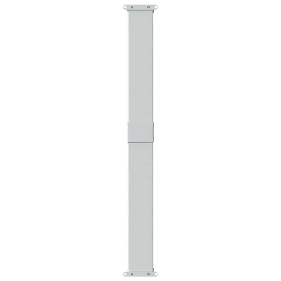 Auvent latéral rétractable de patio 140x500 cm Gris - 6