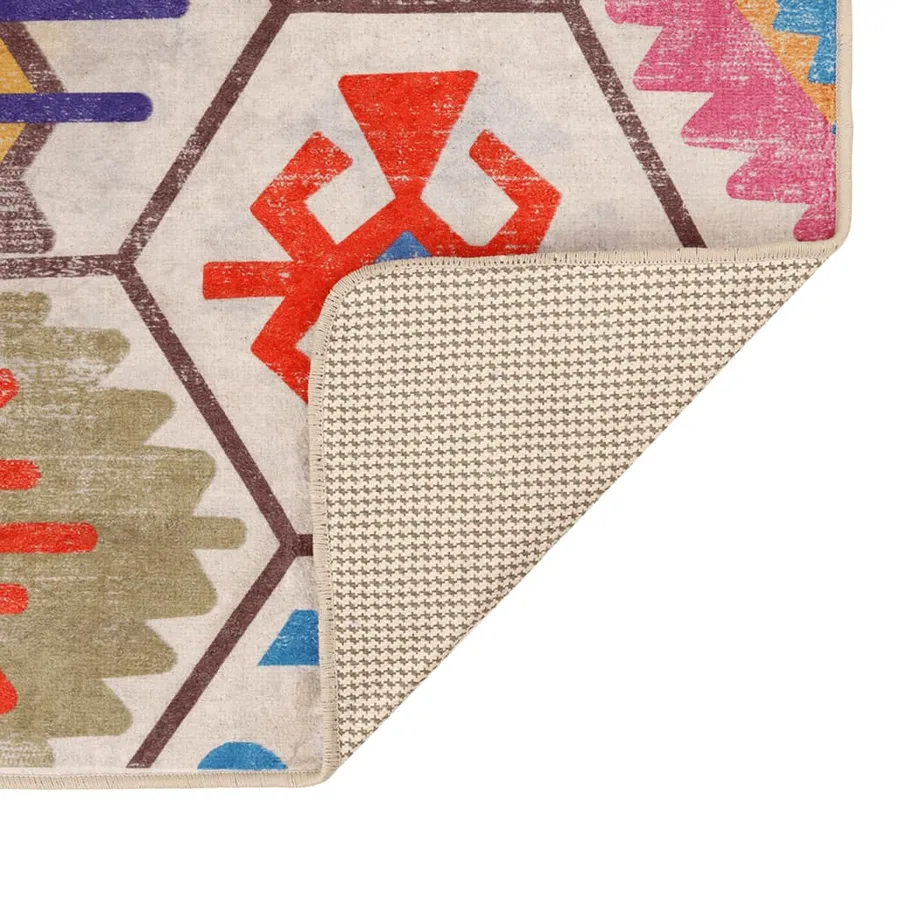 Tapis lavable multicolore 160x230 cm - 4