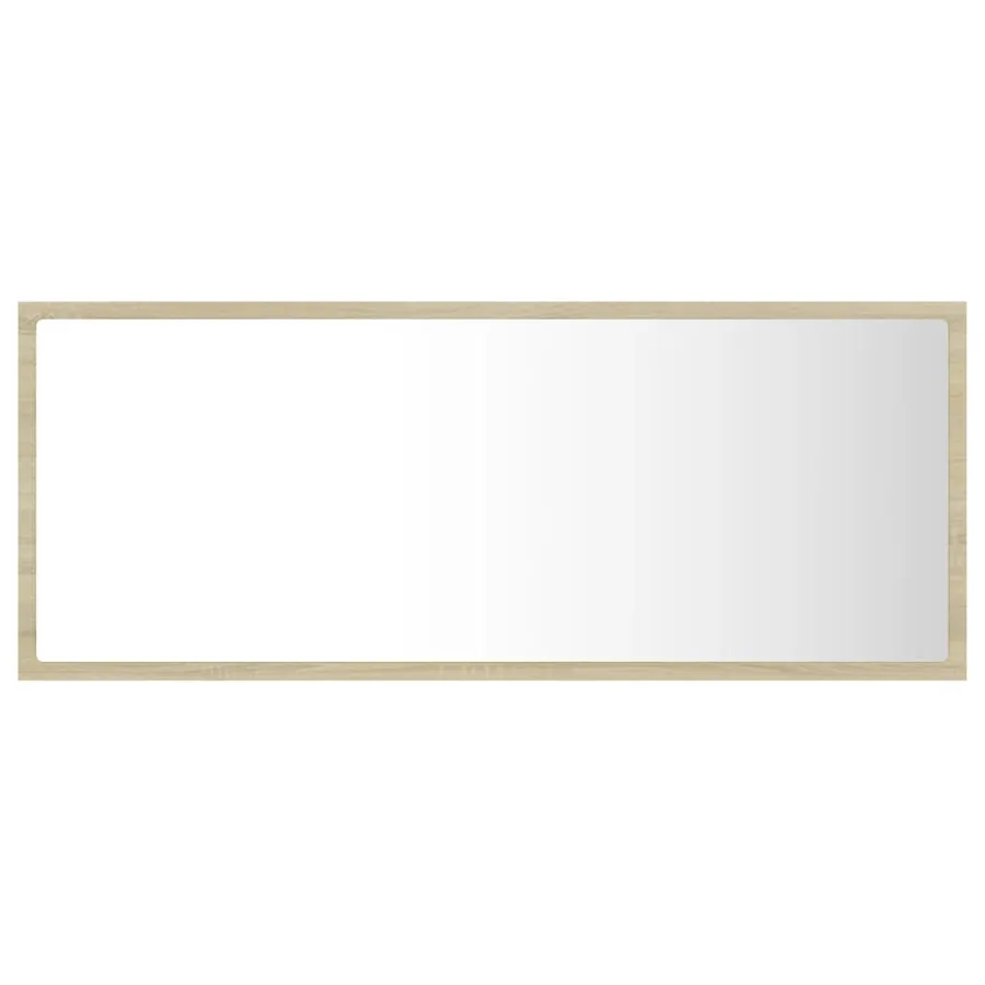 Miroir LED de salle de bain Chêne sonoma 100x8,5x37cm Acrylique - 7