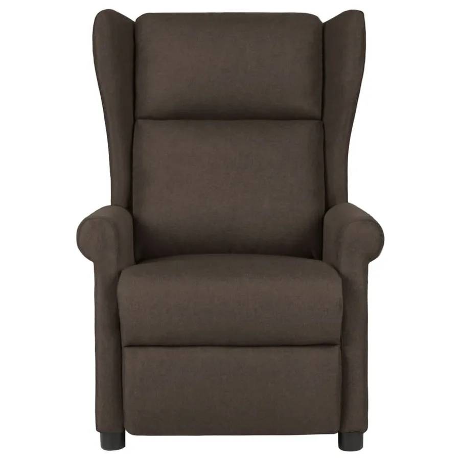 Fauteuil de massage Marron foncé Tissu - 2