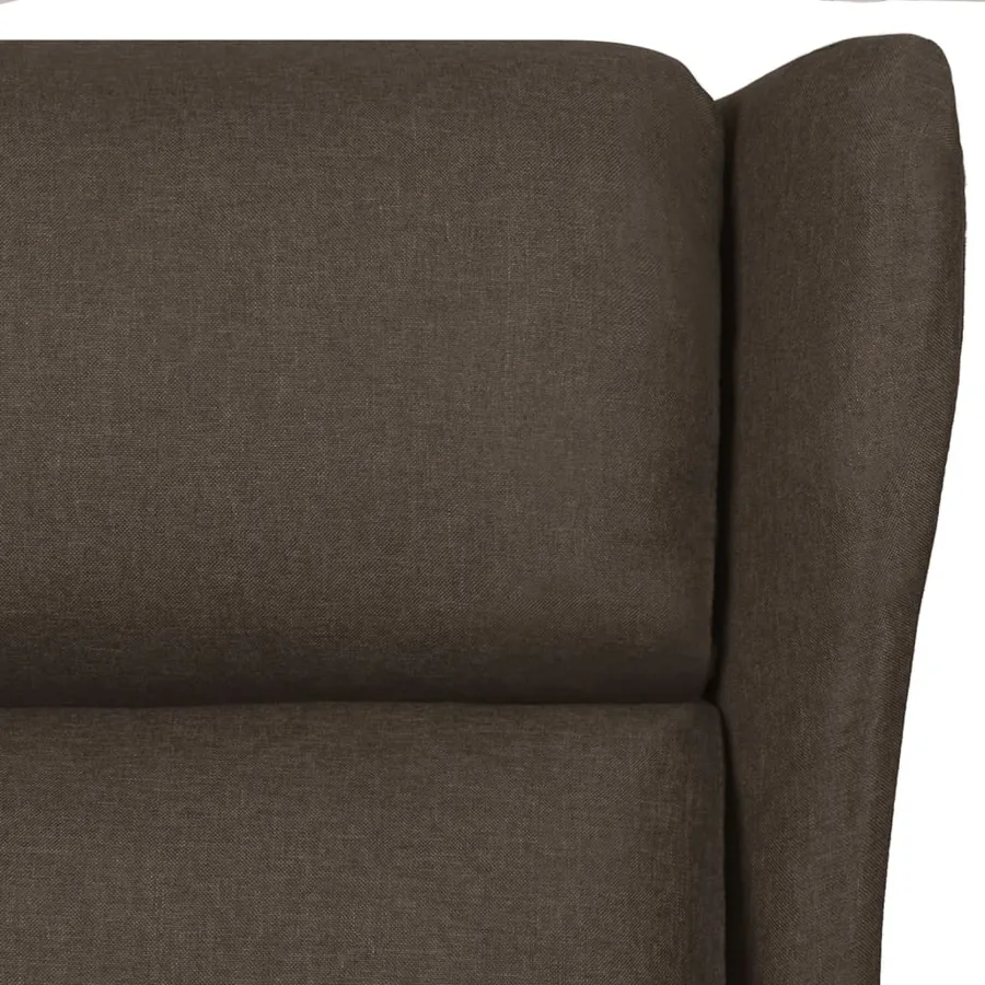 Fauteuil de massage Marron foncé Tissu - 7