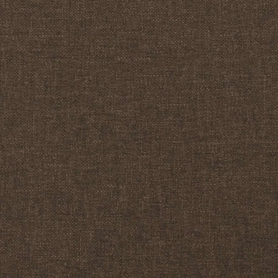 Cadre de lit sans matelas marron foncé 90x200 cm tissu - 8