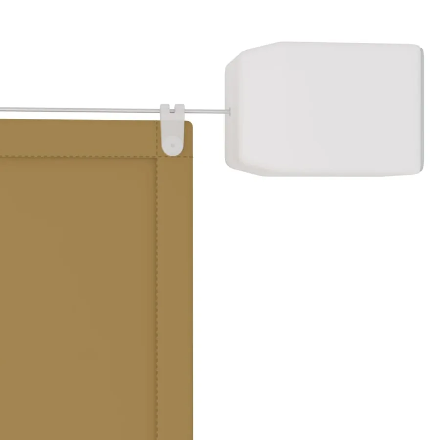 Auvent vertical Beige 140x420 cm Tissu oxford - 4