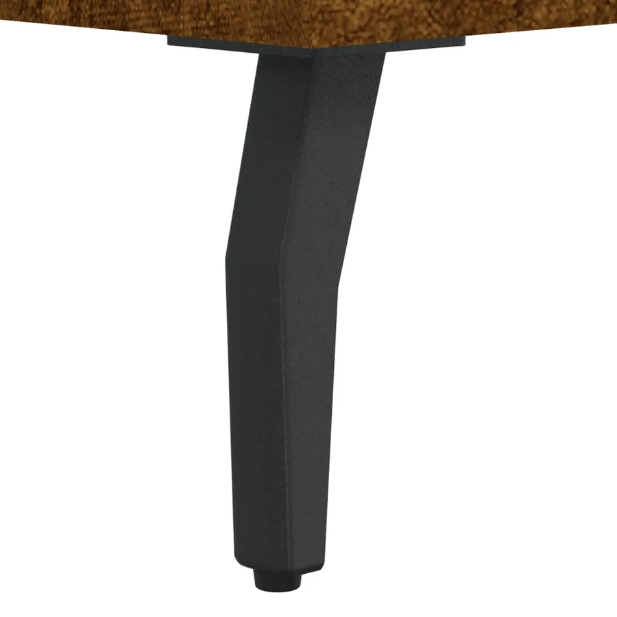 Buffet haut Chêne fumé 34,5x34x180 cm Bois d'ingénierie - 10