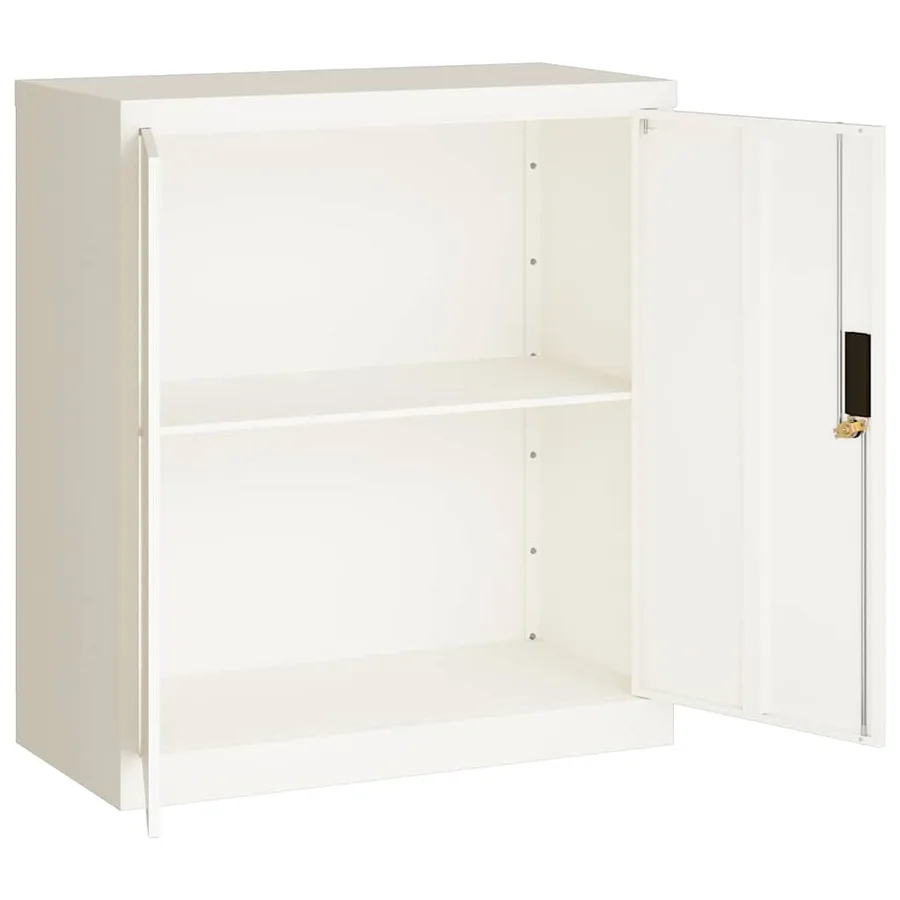 Classeur blanc 79x40x90 cm acier - 4