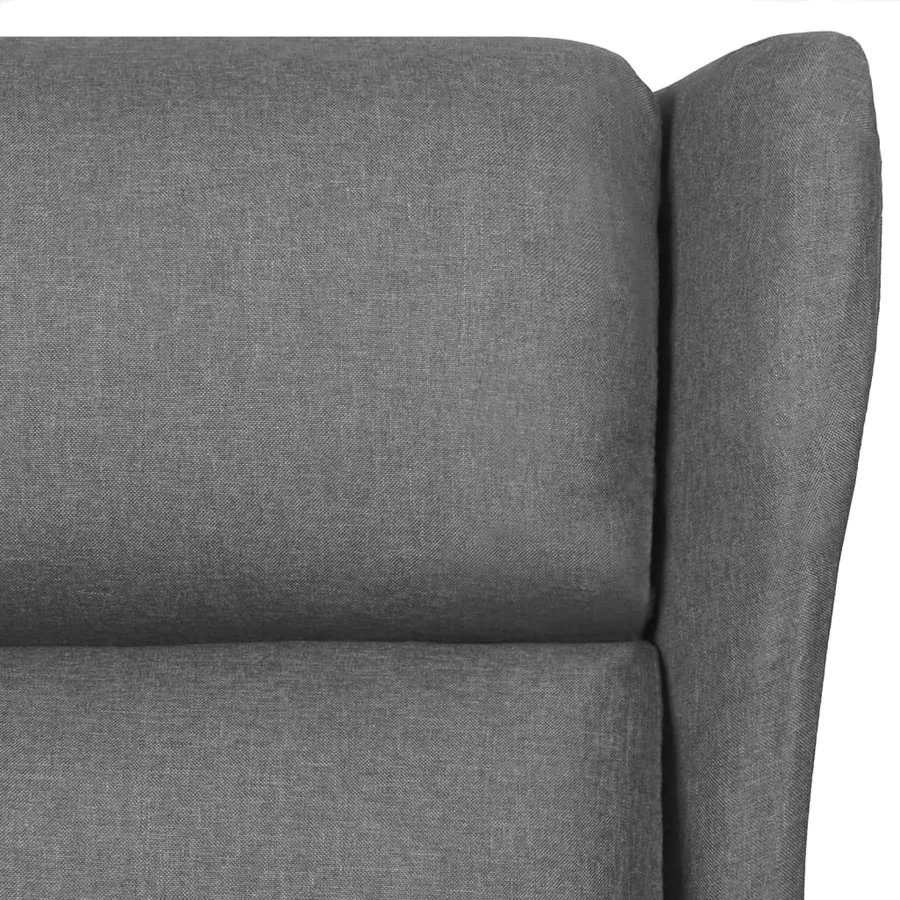 Fauteuil de massage Gris clair Tissu - 7