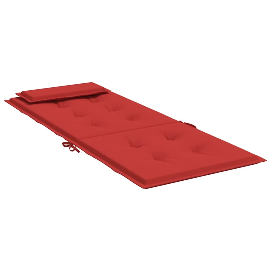 Coussins de chaise à dossier haut lot de 6 rouge tissu oxford - 6