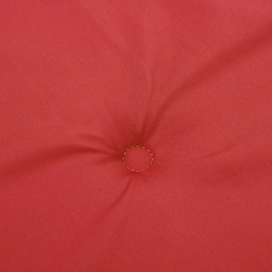 Coussins de chaise à dossier haut lot de 6 rouge tissu oxford - 8