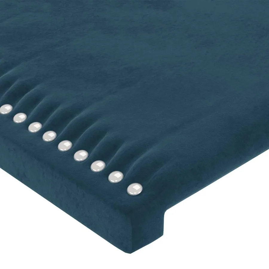 Têtes de lit Bleu foncé 180 x 5 x 78/88 cm Velours - 4
